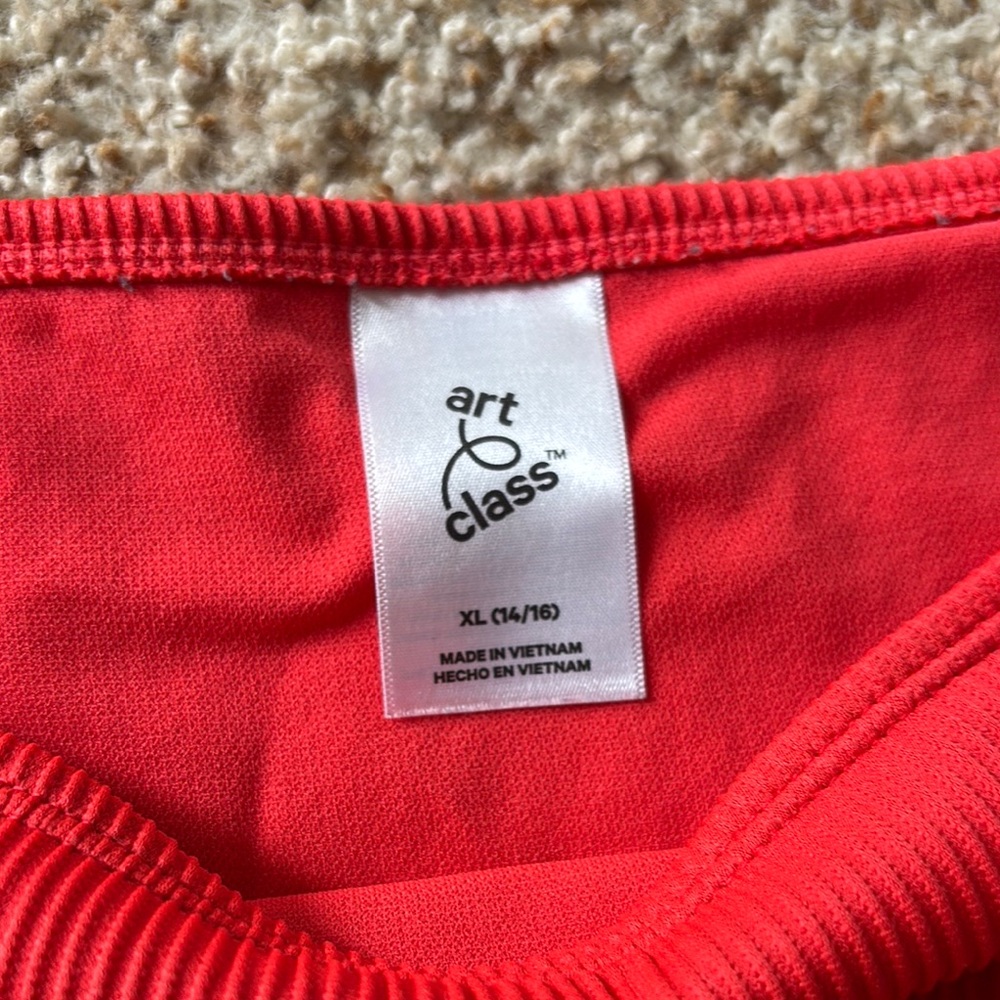 Red Ribbed Bikini Set - Picture 2 of 4